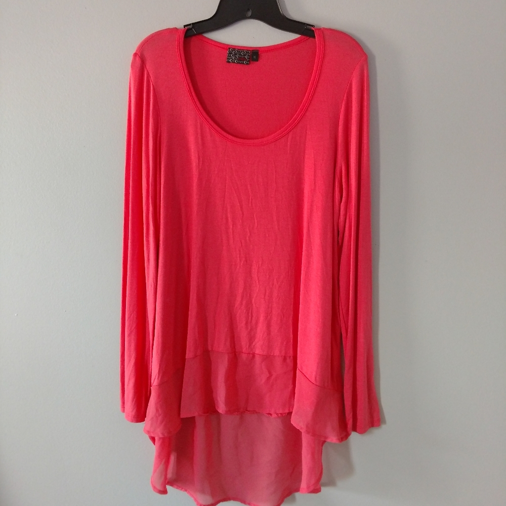 Dillard's Junior Salmon Tunic | NWOT
